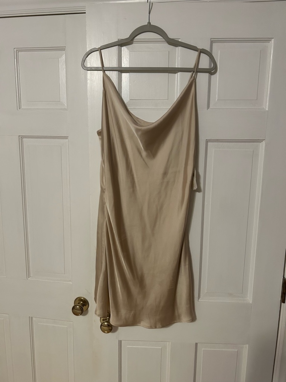 Altar'd State Champagne Slip Mini Dress